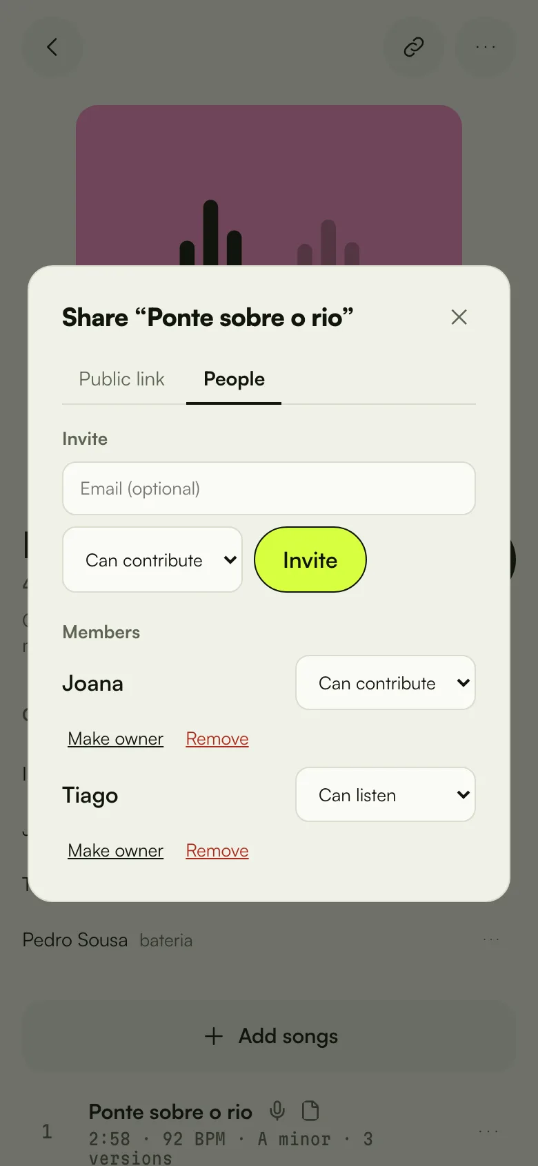 As pessoas de um projeto: quem pode ouvir, quem contribui, e o convite